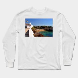 Praia de Nossa Senhora da Rocha Algarve Portugal Long Sleeve T-Shirt